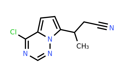CAS 2092669-99-1 | 3-{4-chloropyrrolo[2,1-f][1,2,4]triazin-7-yl}butanenitrile
