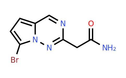 CAS 2092681-35-9 | 2-{7-bromopyrrolo[2,1-f][1,2,4]triazin-2-yl}acetamide