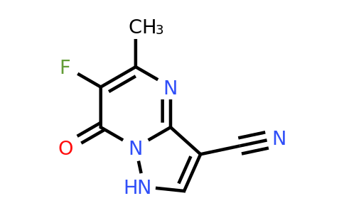 CAS 2092700-38-2 | 6-fluoro-5-methyl-7-oxo-1,7-dihydropyrazolo[1,5-a]pyrimidine-3-carbonitrile
