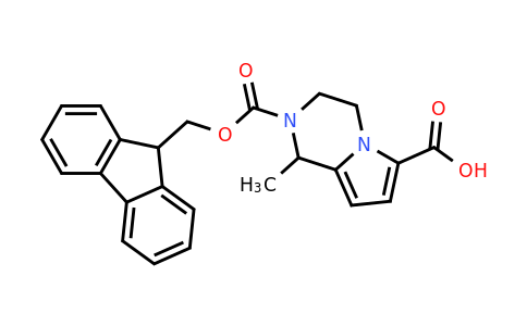 CAS 2092822-56-3 | 2-{[(9H-fluoren-9-yl)methoxy]carbonyl}-1-methyl-1H,2H,3H,4H-pyrrolo[1,2-a]pyrazine-6-carboxylic acid