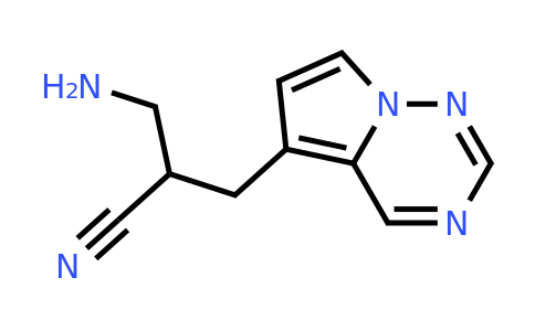 CAS 2092832-64-7 | 3-amino-2-({pyrrolo[2,1-f][1,2,4]triazin-5-yl}methyl)propanenitrile