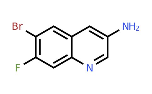 CAS 2092836-06-9 | 6-Bromo-7-fluoroquinolin-3-amine