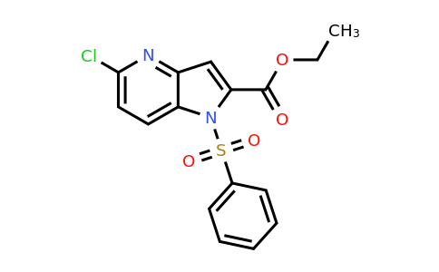 CAS 209286-86-2 | Ethyl 1-(benzenesulfonyl)-5-chloro-1H-pyrrolo[3,2-b]pyridine-2-carboxylate