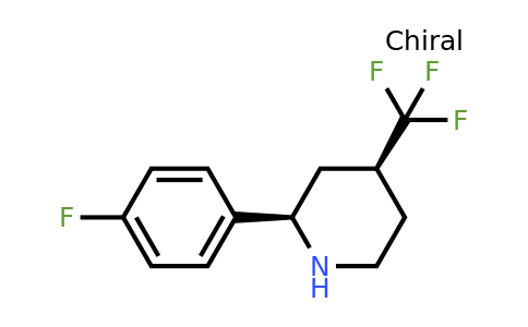 CAS 2093327-82-1 | cis-2-(4-fluorophenyl)-4-(trifluoromethyl)piperidine