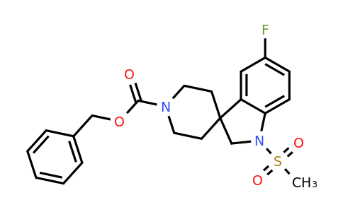 CAS 209350-13-0 | Benzyl 5-fluoro-1-(methylsulfonyl)spiro[indoline-3,4'-piperidine]-1'-carboxylate