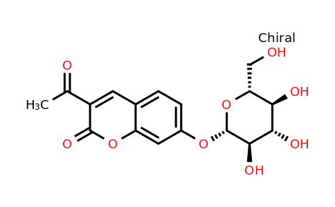 CAS 20943-16-2 | 3-Acetyl-7-(((2S,3R,4S,5S,6R)-3,4,5-trihydroxy-6-(hydroxymethyl)tetrahydro-2H-pyran-2-yl)oxy)-2H-chromen-2-one