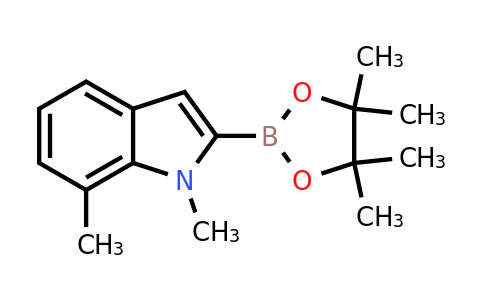CAS 2095060-44-7 | 1,7-Dimethyl-2-(4,4,5,5-tetramethyl-1,3,2-dioxaborolan-2-YL)-indole