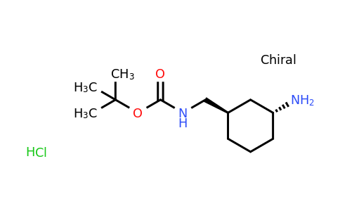 CAS 2095192-30-4 | tert-butyl N-[[trans-3-aminocyclohexyl]methyl]carbamate;hydrochloride