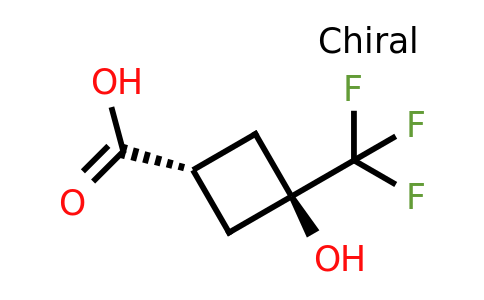 CAS 2095267-84-6 | trans-3-hydroxy-3-(trifluoromethyl)cyclobutanecarboxylic acid