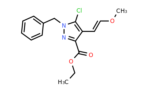 CAS 2095516-88-2 | ethyl 1-benzyl-5-chloro-4-(2-methoxyvinyl)pyrazole-3-carboxylate