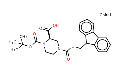 CAS 209593-18-0 | (R)-1-N-BOC-4-N-Fmoc-2-piperazine carboxylic acid