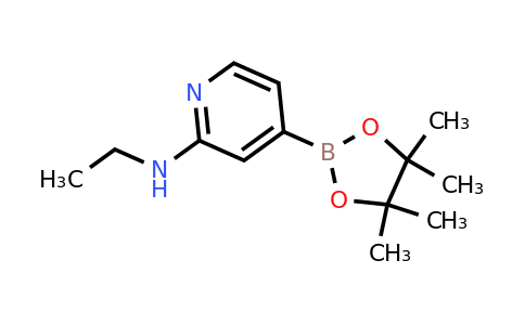 CAS 2096329-80-3 | 2-(Ethylamino)pyridine-4-boronic acid pinacol ester