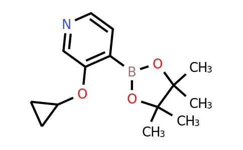 CAS 2096330-45-7 | 3-(Cyclopropoxy)pyridine-4-boronic acid pinacol ester