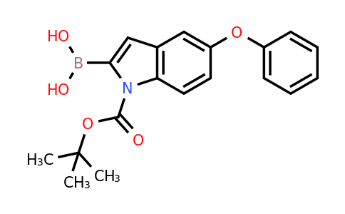 CAS 2096331-36-9 | 1-(tert-butoxycarbonyl)-5-phenoxy-1H-indol-2-yl-2-boronic acid