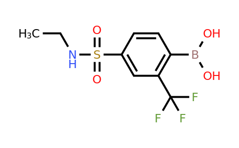 CAS 2096332-24-8 | (4-(N-Ethylsulfamoyl)-2-(trifluoromethyl)phenyl)boronic acid