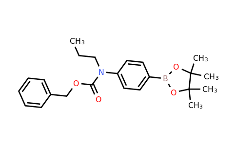 CAS 2096332-60-2 | Benzyl propyl(4-(4,4,5,5-tetramethyl-1,3,2-dioxaborolan-2-yl)phenyl)carbamate