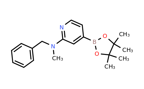 CAS 2096332-88-4 | 2-(Benzyl(methyl)amino)pyridine-4-boronic acid pinacol ester