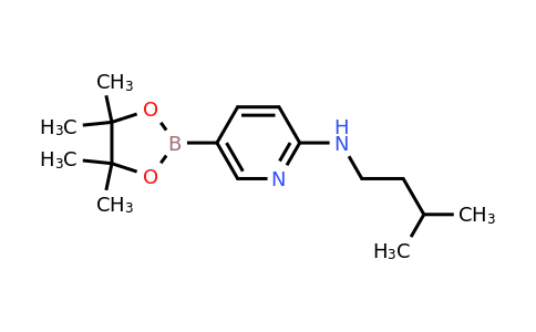 CAS 2096332-90-8 | N-Isopentyl-5-(4,4,5,5-tetramethyl-1,3,2-dioxaborolan-2-yl)pyridin-2-amine