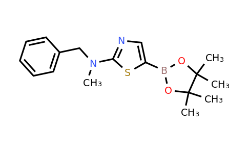 CAS 2096333-04-7 | 2-(Benzyl(methyl)amino)thiazole-5-boronic acid pinacol ester