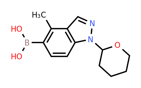 CAS 2096333-78-5 | 1-(tetrahydro-2H-pyran-2-yl)-4-methyl-1H-indazol-5-yl-5-boronic acid