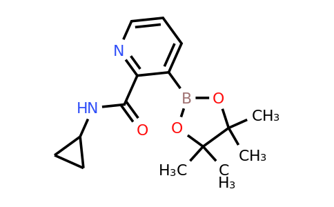 CAS 2096333-89-8 | 2-(Cyclopropylcarbamoyl)pyridine-3-boronic acid pinacol ester