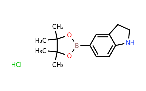 CAS 2096334-46-0 | 5-(4,4,5,5-Tetramethyl-1,3,2-dioxaborolan-2-yl)indoline hydrochloride