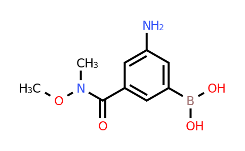 (3-Amino-5-(methoxy(methyl)carbamoyl)phenyl)boronic acid