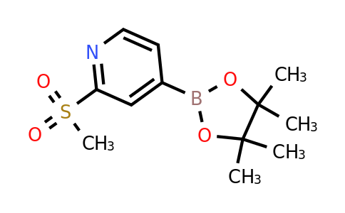 CAS 2096336-28-4 | 2-(Methylsulfonyl)pyridine-4-boronic acid pinacol ester