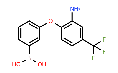 CAS 2096336-78-4 | (3-(2-Amino-4-(trifluoromethyl)phenoxy)phenyl)boronic acid
