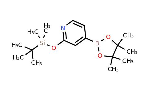 CAS 2096337-02-7 | 2-((Tert-butyldimethylsilyl)oxy)pyridine-4-boronic acid pinacol ester