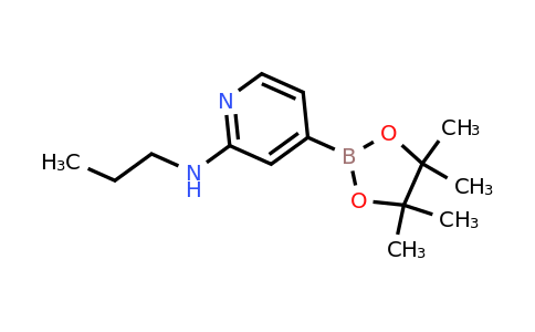 CAS 2096337-05-0 | 2-(Propylamino)pyridine-4-boronic acid pinacol ester
