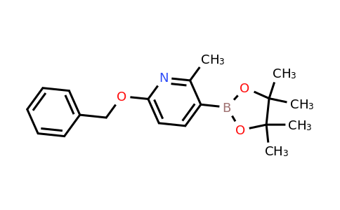 CAS 2096337-41-4 | 6-(Benzyloxy)-2-methyl-3-(4,4,5,5-tetramethyl-1,3,2-dioxaborolan-2-YL)pyridine