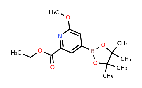 CAS 2096337-57-2 | 2-(Ethoxycarbonyl)-6-methoxypyridine-4-boronic acid pinacol ester