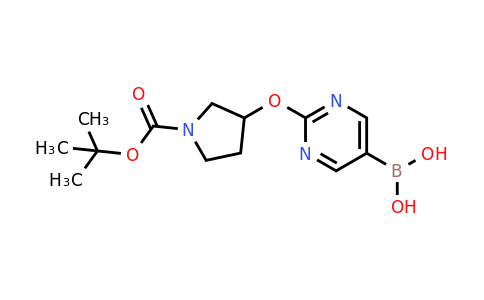 CAS 2096337-78-7 | (2-((1-(tert-Butoxycarbonyl)pyrrolidin-3-yl)oxy)pyrimidin-5-yl)boronic acid