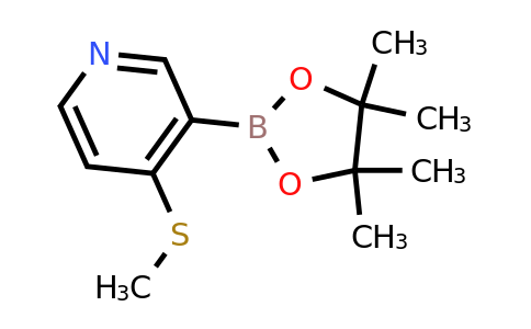 CAS 2096337-80-1 | 4-(Methylthio)pyridine-3-boronic acid pinacol ester