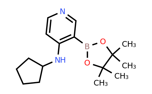 CAS 2096339-12-5 | 4-(Cyclopentylamino)pyridine-3-boronic acid pinacol ester