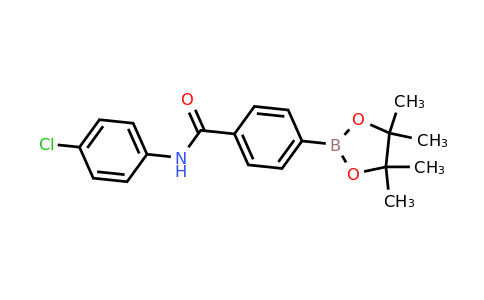 CAS 2096339-42-1 | N-(4-Chlorophenyl)-4-(4,4,5,5-tetramethyl-1,3,2-dioxaborolan-2-yl)benzamide