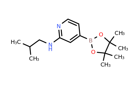 CAS 2096339-50-1 | 2-(Isobutylamino)pyridine-4-boronic acid pinacol ester