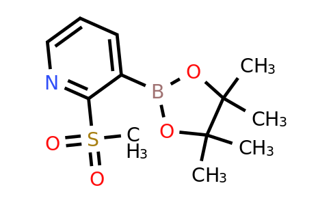 CAS 2096339-52-3 | 2-(Methylsulfonyl)pyridine-3-boronic acid pinacol ester