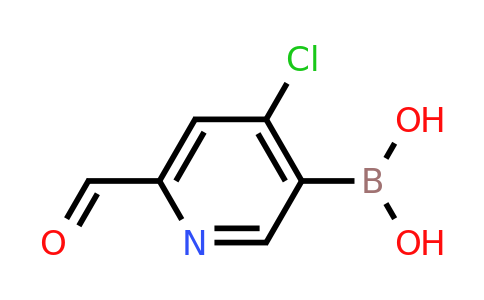 CAS 2096339-64-7 | 4-Chloro-6-formylpyridine-3-boronic acid