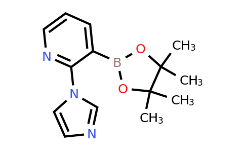 CAS 2096341-33-0 | 2-(1H-Imidazol-1-YL)pyridine-3-boronic acid pinacol ester