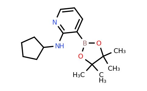 CAS 2096341-39-6 | 2-(Cyclopentylamino)pyridine-3-boronic acid pinacol ester