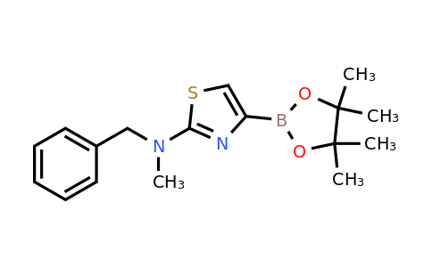 CAS 2096342-22-0 | 2-(Benzyl(methyl)amino)thiazole-4-boronic acid pinacol ester