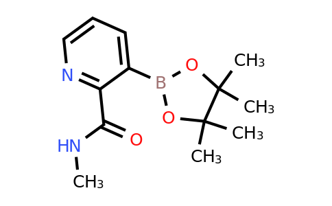 CAS 2096342-24-2 | 2-(Methylcarbamoyl)pyridine-3-boronic acid pinacol ester