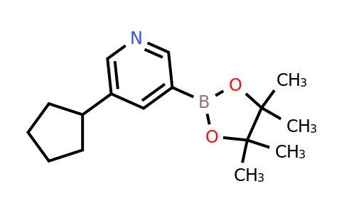 CAS 2096342-36-6 | 5-Cyclopentylpyridine-3-boronic acid pinacol ester