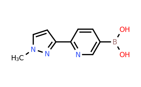 CAS 2096342-37-7 | 2-(1-Methyl-1H-pyrazol-3-yl)-pyridine-5-boronic acid