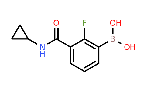 CAS 2096353-44-3 | (3-(Cyclopropylcarbamoyl)-2-fluorophenyl)boronic acid