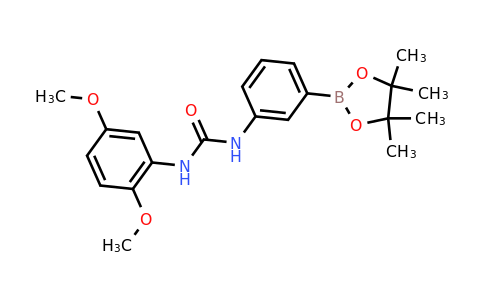 CAS 2096997-11-2 | 1-(2,5-Dimethoxyphenyl)-3-(3-(4,4,5,5-tetramethyl-1,3,2-dioxaborolan-2-yl)phenyl)urea