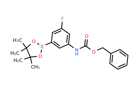 CAS 2096997-12-3 | Benzyl (3-fluoro-5-(4,4,5,5-tetramethyl-1,3,2-dioxaborolan-2-yl)phenyl)carbamate