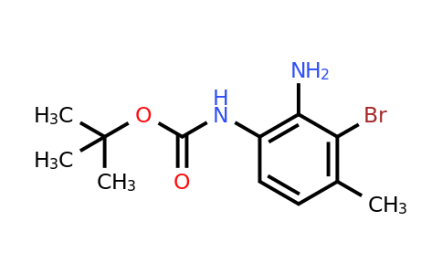 CAS 2097068-65-8 | (2-Amino-3-bromo-4-methyl-phenyl)-carbamic acid tert-butyl ester
